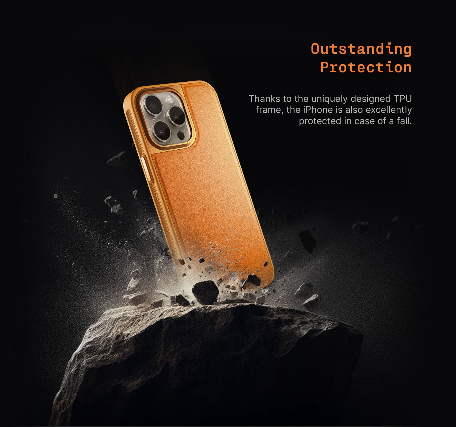 Sport Case | iPhone 15 Pro Max | Orange Pop