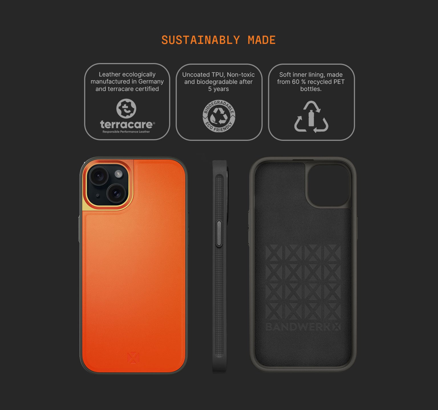 Sport Case | iPhone 15 Plus | Shocking Orange