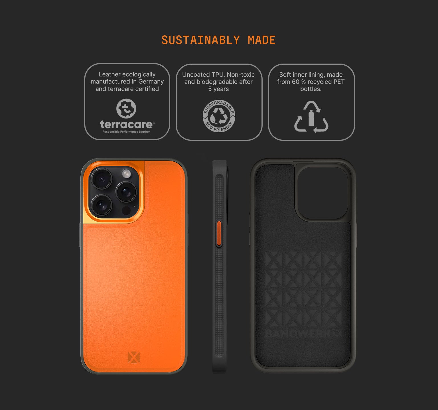 Sport Case | iPhone 15 Pro Max | Shocking Orange