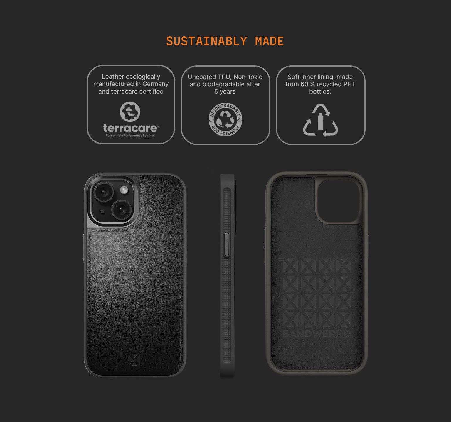 Sport Case | iPhone 15 | Graphite