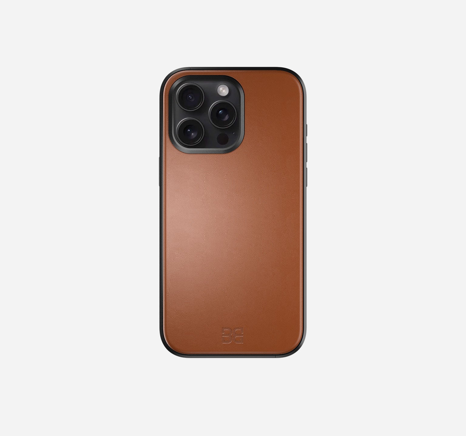 Aluminum Leather Case | iPhone 15 Pro Max | Black Coffee