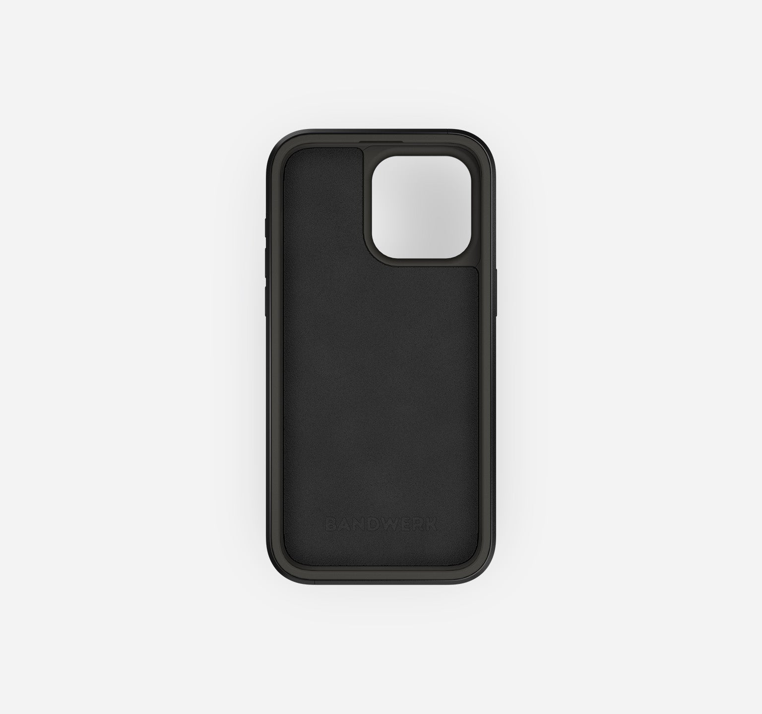 Aluminum Leather Case | iPhone 15 Pro Max | Black Coffee