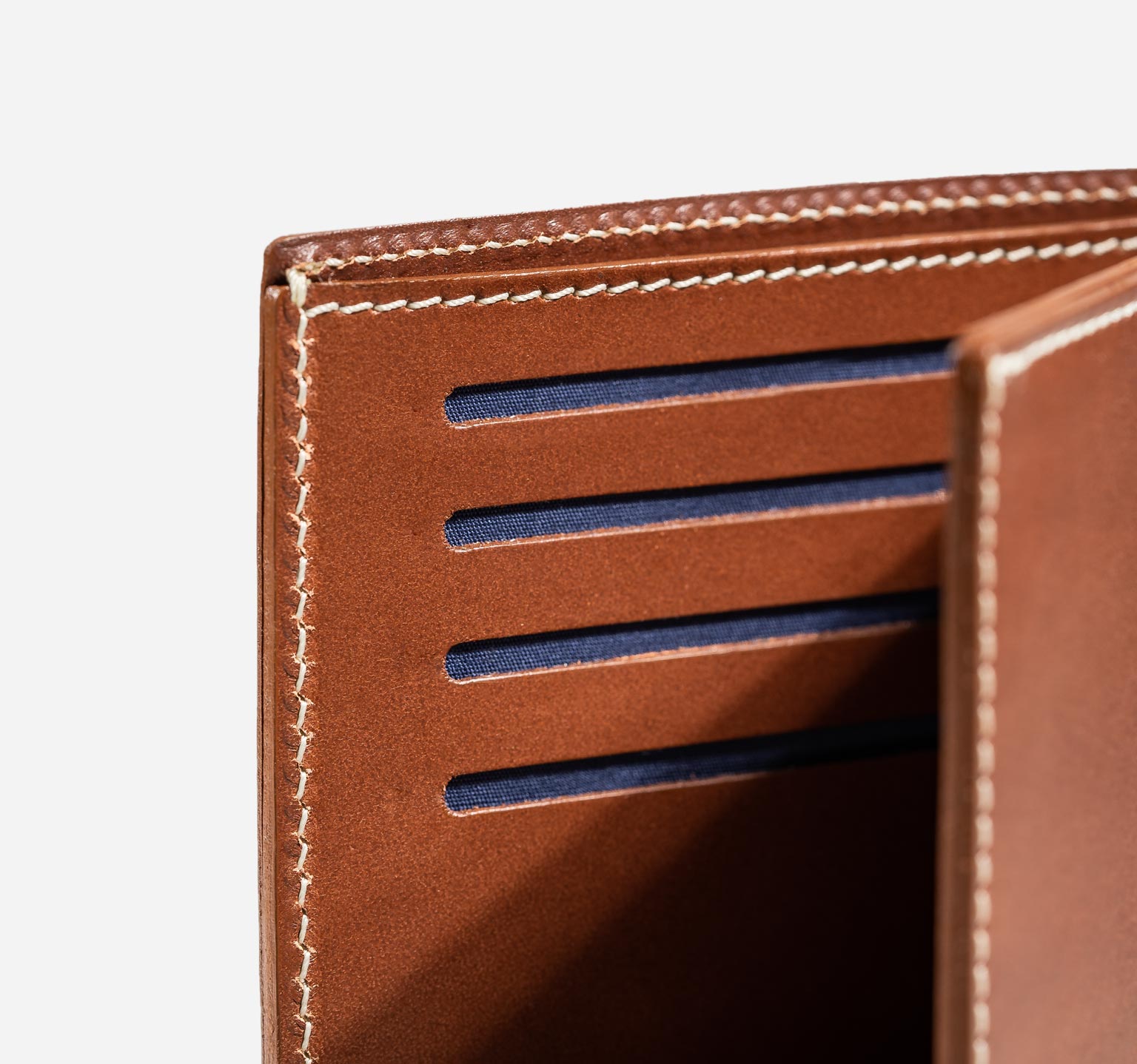 Nappa | Light Brown Contrast Seam | Passport Cover