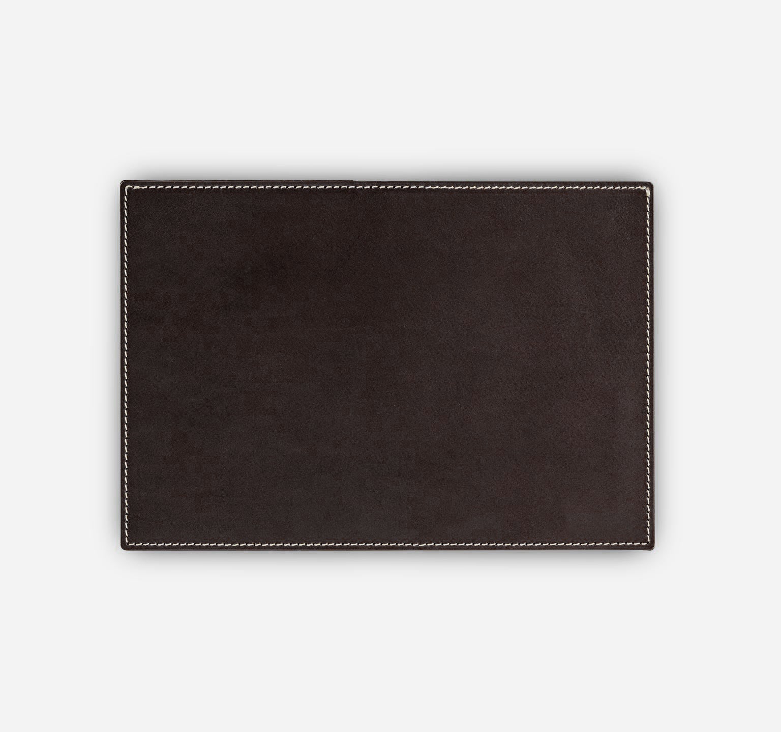 Nappa | Dark Brown Contrast Seam | Passport Cover