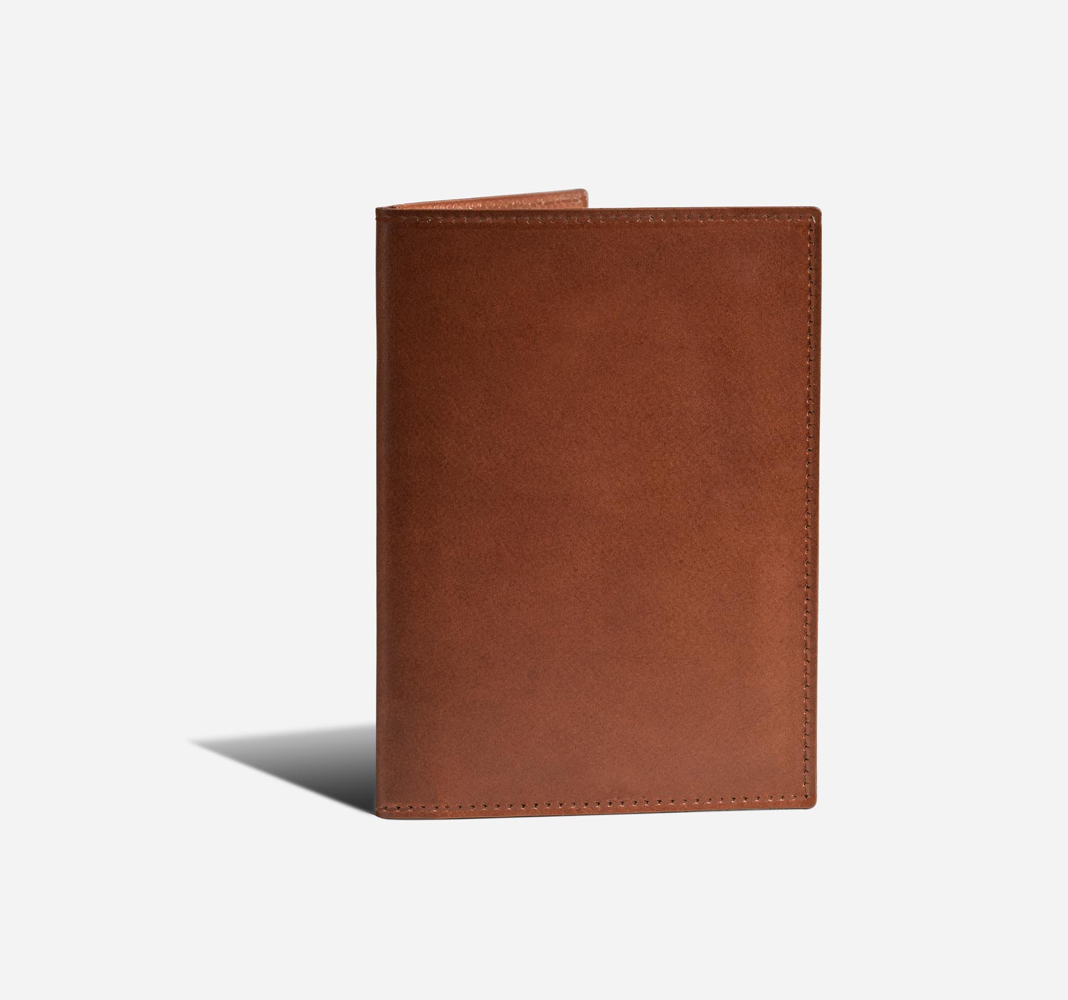 Nappa | Light Brown Tone-on-Tone | Passport Cover