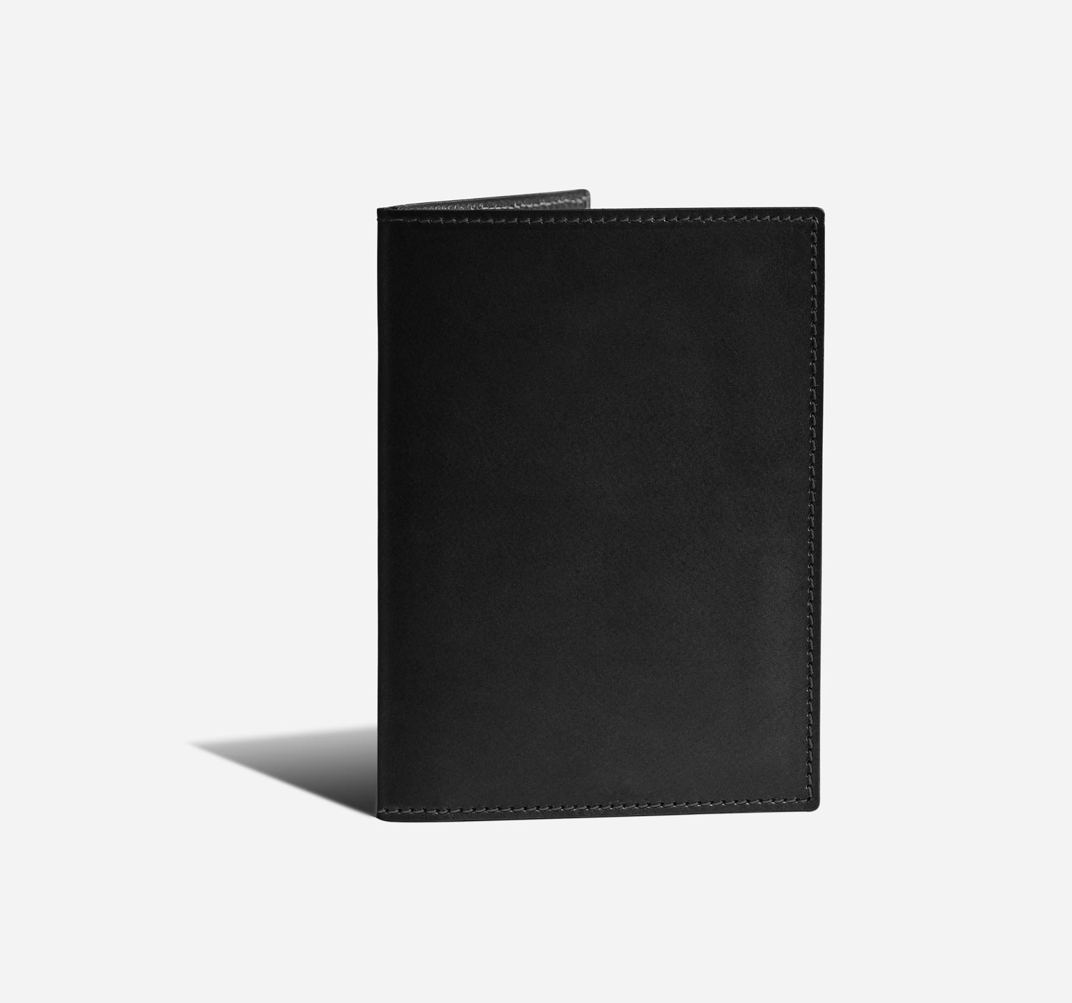 Nappa | Black Tone-on-Tone | Passport Cover