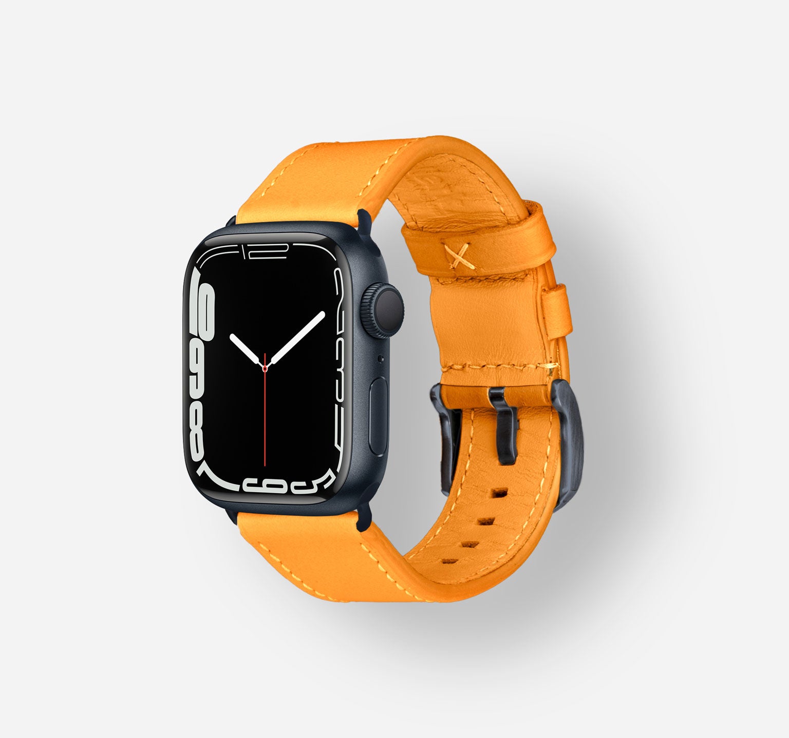 Waterproof Leather Band | Orange Pop