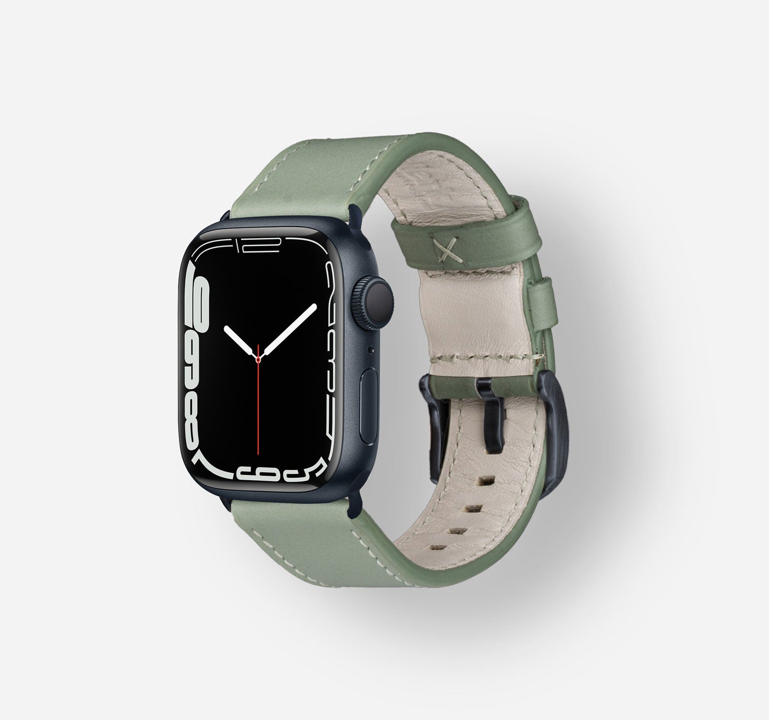 Waterproof Leather Band | Sage Green