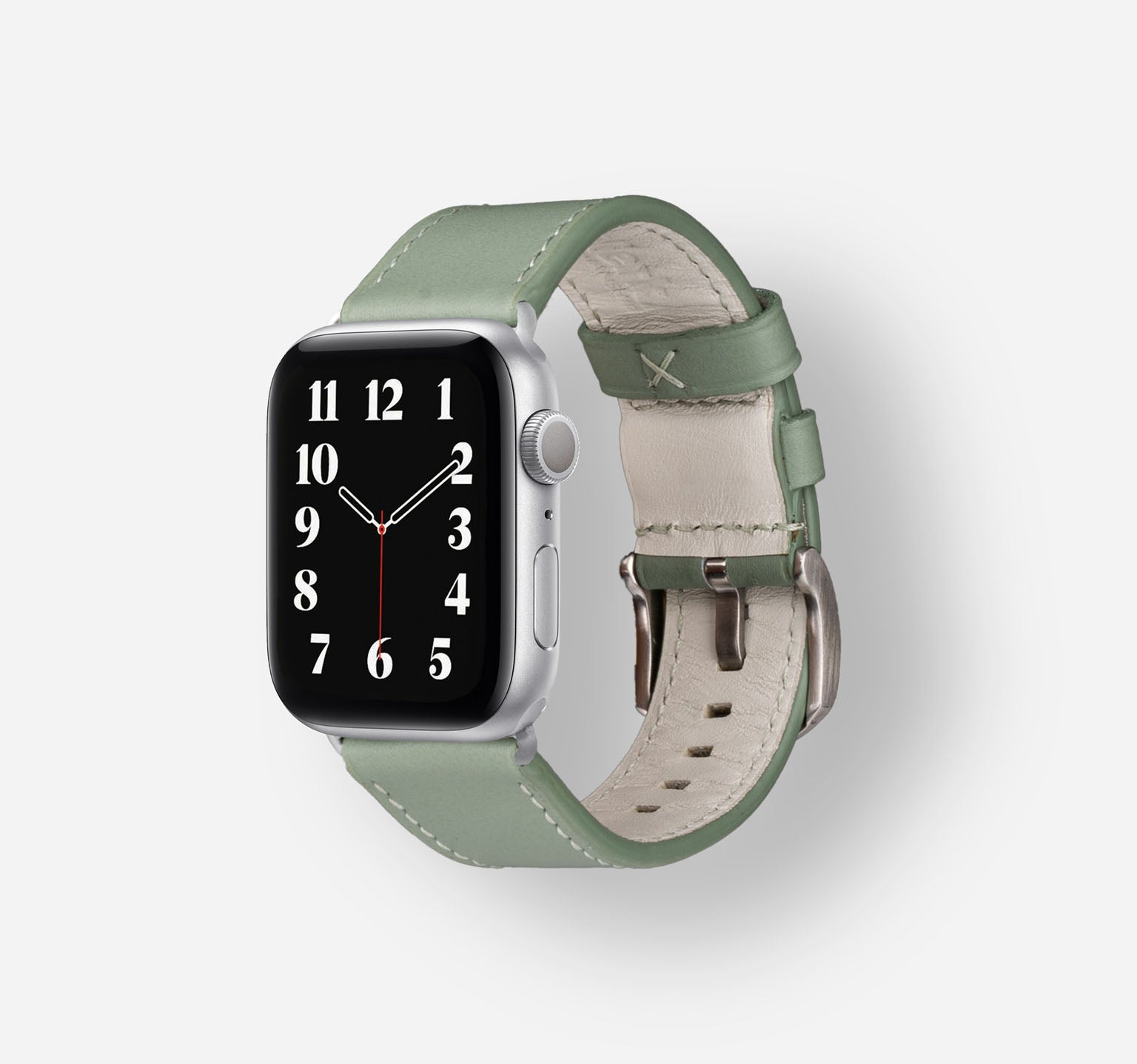 Waterproof Leather Band | Sage Green